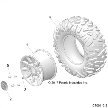 WHEELS, REAR - Z20NAE92AL/AR/BL/BR/F92AL/AR (C700112-2)