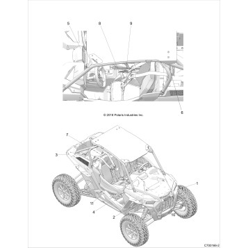 BODY, DECALS, STANDARD - Z19VEL92AK/BK/AR/BR/AM/BM (C700166-2)