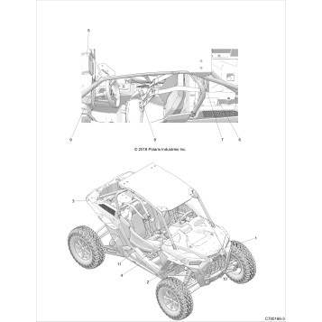 BODY, DECALS, STANDARD - Z19VEL92LR (C700166-3)