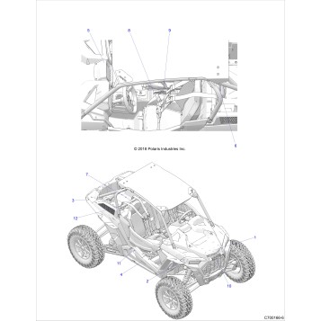 BODY, DECALS, STANDARD - Z20PAL92AG/AP/BG/BP (C700166-6)