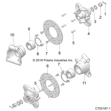 SUSPENSION, REAR CARRIER - Z19VHA57B2/E57BM (C700187-1)