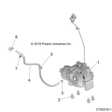 DRIVE TRAIN, FRONT GEARCASE MOUNTING - Z23ASA87A2(C700216-1)