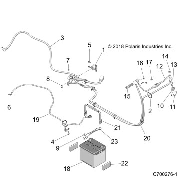 ELECTRICAL, BATTERY - Z20NAE99AC/AL/AN/BC/BL/BN/LL/K99AF/AK/BF/BK/R99AZ/BZ (C700276-1)