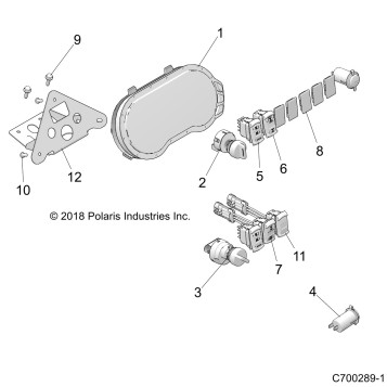 ELECTRICAL, DASH INSTRUMENTS AND CONTROLS - Z20N4E99AC/AL/AN/BC/BL/BN/M99AL (C700289-1)