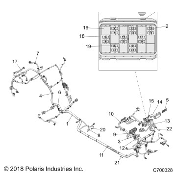 ELECTRICAL, WIRE HARNESS - Z19VPL92BK/BR/BM (C700328)