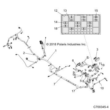 ELECTRICAL, WIRE HARNESS - Z20N4M99AL (C700345-4)