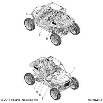 BODY, DECALS, GRAPHICS - Z19VEE92AM/BM (C700446-1)