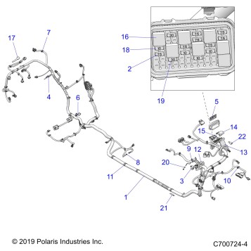 ELECTRICAL, WIRE HARNESS - Z20P4E92AC (C700724-4)