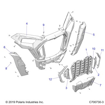 BODY, FRONT BUMPER - Z20P4E92AC/BC/F92AC (C700730-3)