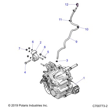 DRIVE TRAIN, MAIN GEARCASE MOUNTING - Z20P4L92AG/AP/BG/BP/LG/G92AG/AP/LG (C700773-2)