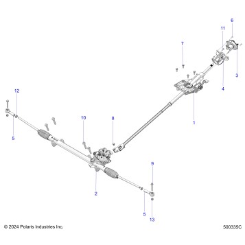 STEERING, STEERING ASM - T25AAGGB/HB (500335C)