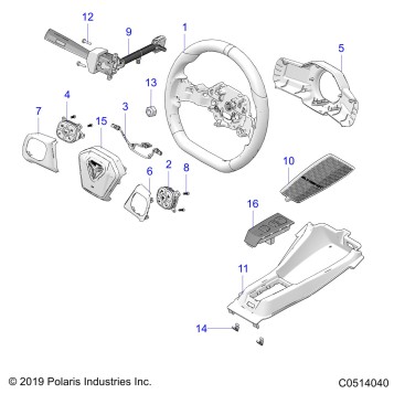 CONTROLS, HAND CONTROLS AUTO - T23AASGD/HD/TGD/HD  (C0514040)