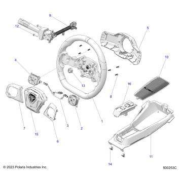 CONTROLS, HAND CONTROLS AUTO - T25AAFHB (500253C)