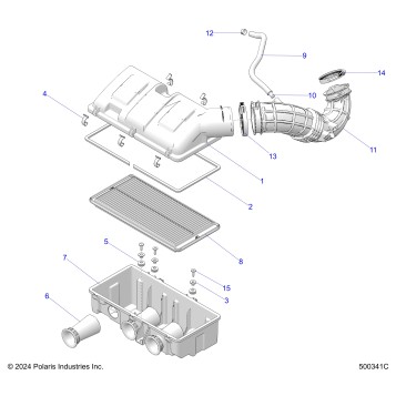 ENGINE, AIR INTAKE - T25AAGGB/HB (500341C)
