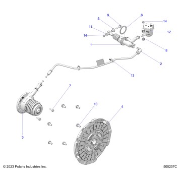 DRIVE TRAIN, CLUTCH MANUAL- T24AALGD (500257C)