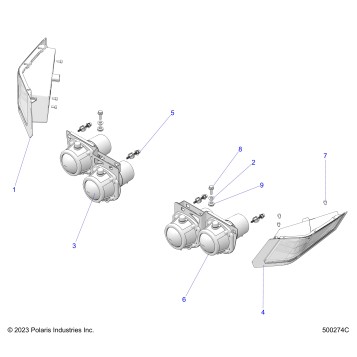 ELECTRICAL, FORWARD LIGHTING (CANADA) - T24AARHD/GD (500274C)