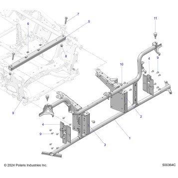 CHASSIS, FRONT FRAME ASM. - T25AAGGB/HB (500364C)