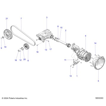 DRIVE TRAIN, DRIVELINE MANUAL - T25AAGGB (500333C)