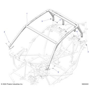 CHASSIS, EXCURSION TOP, MOUNTING - T23AALHB/GB (500224C)