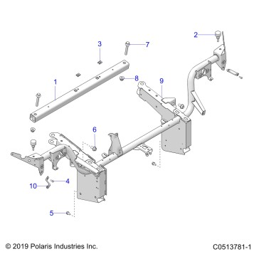 CHASSIS, FRONT FRAME ASM. (CANADA) - T23AALHB/GB (C0513781-1)