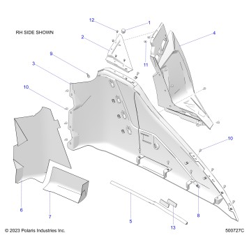 BODY, ROCKER PANELS - T24AALHD/GD (500727C)