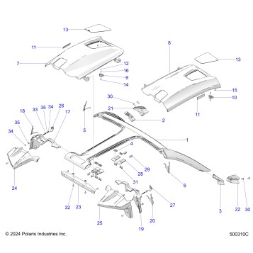 BODY, SLINGSHADE - T24AAGGD (500310C)