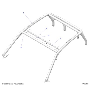 CHASSIS, EXCURSION TOP - T23AALHB/GB (500225C)