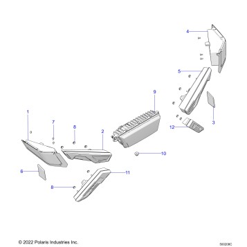 ELECTRICAL, FORWARD LIGHTING (USA) - T23AALHB/GB (500208C)