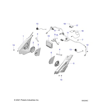 ELECTRICAL, INFOTAINMENT (R MODELS) - T22AAFGB/HB/PGD/HD/RGB/HB ALL OPTIONS  (500204C)