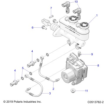 BRAKES, MASTER CYLINDER and ABS MODULE - T23AASGD/HD/TGD/HD (C0513782-2)