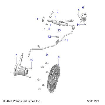 DRIVE TRAIN, CLUTCH MANUAL - T23AASGD/HD/TGD/HD (500113C)