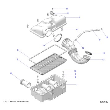 ENGINE, AIR INTAKE - T24AALHB/GB (500262C)