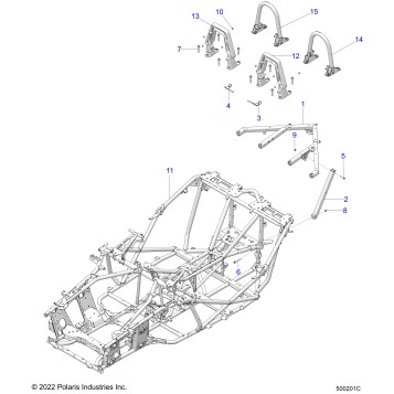 CHASSIS, MAIN, and REAR ASM. - T23AAFGB/HB/PGD/HD/RGB/HB ALL OPTIONS   (500201C)