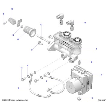 BRAKES, MASTER CYLINDER AND ABS MODULE - T25AAGGB/HB  (500339C)