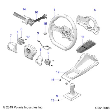 CONTROLS, HAND CONTROLS MANUAL - T23AASGD/HD/TGD/HD (C0513688)