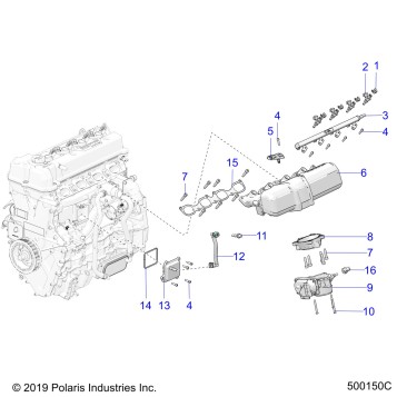 ENGINE, INTAKE MANIFOLD AND FUEL RAIL - T23AASGD/HD/TGD/HD (500150C)