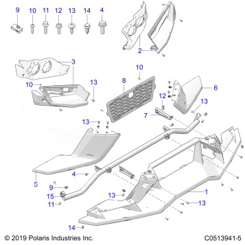 BODY, FRONT WING - T23AASGD/HD/TGD/HD (C0513941-5)