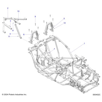 CHASSIS, MAIN, AND REAR ASM. - T25AAGGB/HB (500402C)