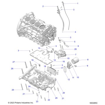 ENGINE, OIL PUMP AND RELATED - T24AALHB/GB (500285C)