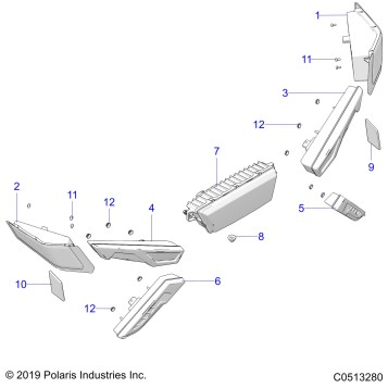 ELECTRICAL, FORWARD LIGHTING (USA) - T21AARGB/SGD USA ONLY (C0513280)