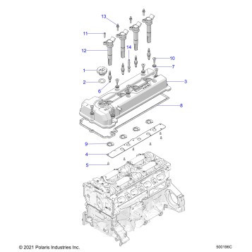 ENGINE, VALVE COVER - T23AASGD/HD/TGD/HD (500196C)