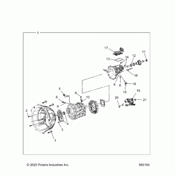DRIVE TRAIN, TRANSMISSION CASE MANUAL - T23AASGD/HD/TGD/HD (500184)