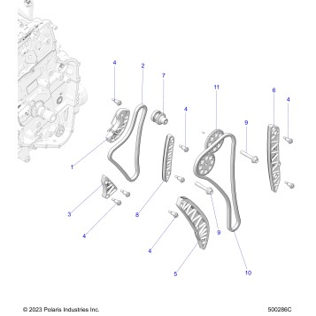 ENGINE, TIMING CHAIN AND RELATED - T24AALHB/GB (500286C)