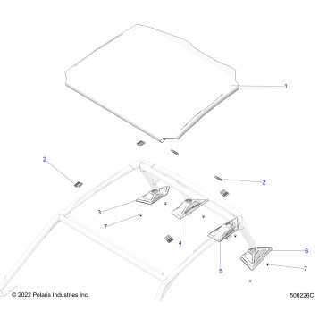 BODY, COVERS, EXCURSION TOP - T23AALHB/GB (500226C)