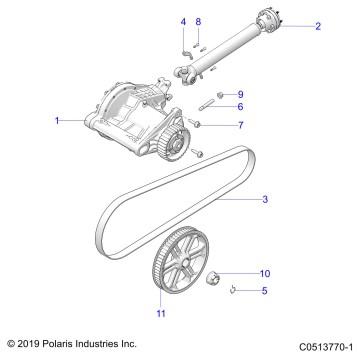 DRIVE TRAIN, DRIVELINE - T20AARGB ALL OPTIONS (C0513770-1)