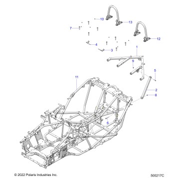 CHASSIS, MAIN, and REAR ASM. - T23AASGD/HD/TGD/HD (500217C)