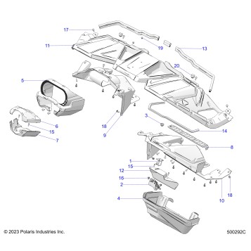 BODY, DASH ASM. - T24AASGD/HD/TGD/HD (500292C)