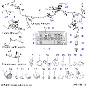 ELECTRICAL, WIRE HARNESS - T21AAPHD/RHB/SHD/THD ALL OPTIONS (C0514381-2)