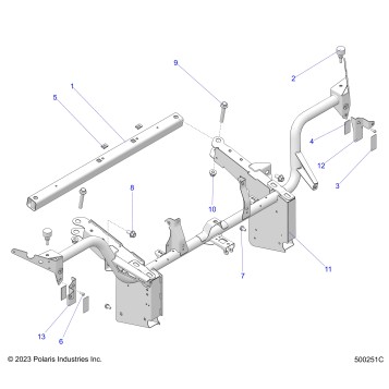 CHASSIS, FRONT FRAME ASM. (USA ONLY) -T24AASGD/HD/TGD/HD (500251C)