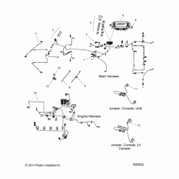 ELECTRICAL, WIRE HARNESS - T16AAS/AAP ALL OPTIONS (500002)